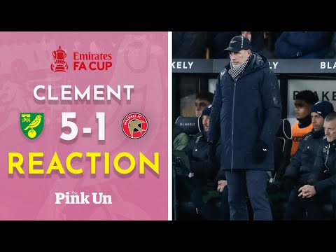 Philippe Clement Reaction | Norwich City 5-1 Walsall | The Pink Un