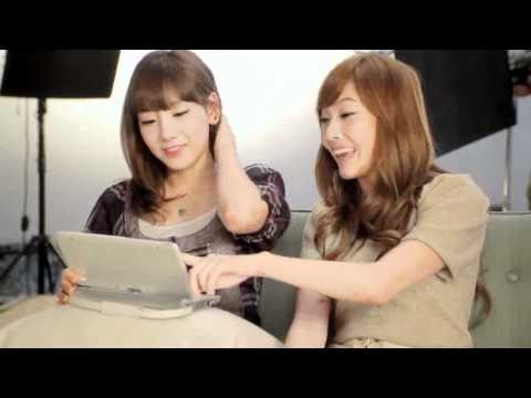 100930 SNSD @ Daum Search Campaign Ad - Taeyeon Jessica