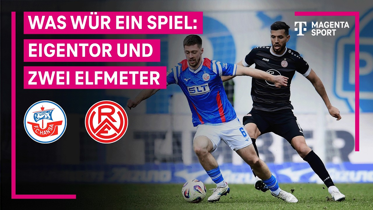 F.C. Hansa Rostock vs Rot Weiss Essen Highlights