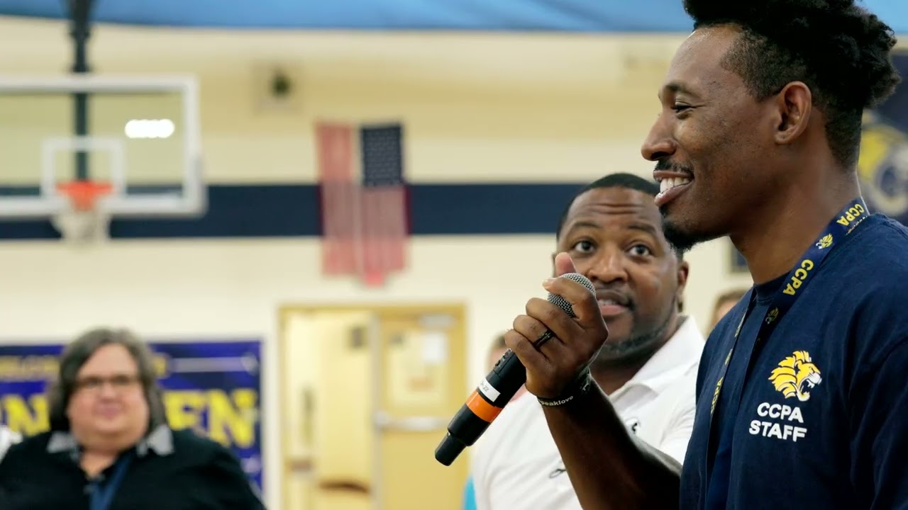 Nick Jackson Speaks at Cincinnati College Preparatory Academy