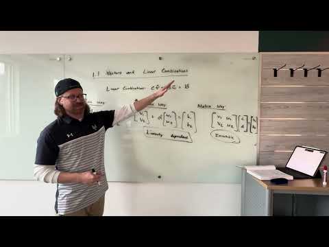 LA 1.1.3 Vectors and Linear Combinations