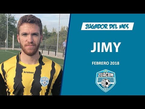 Entrega del premio a Jimy, como Mejor Jugador del Zuacom del mes de Febrero