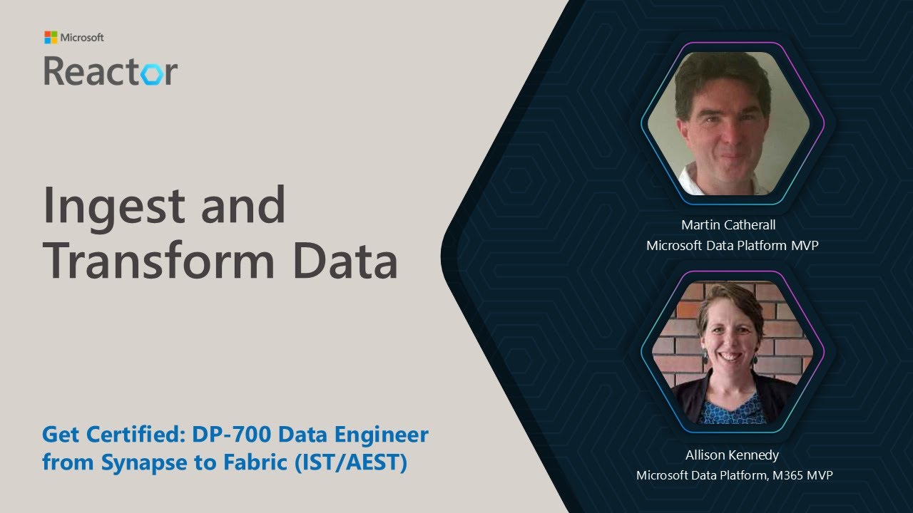 From Synapse to Fabric: Ingest and Transform Data (DP-700)