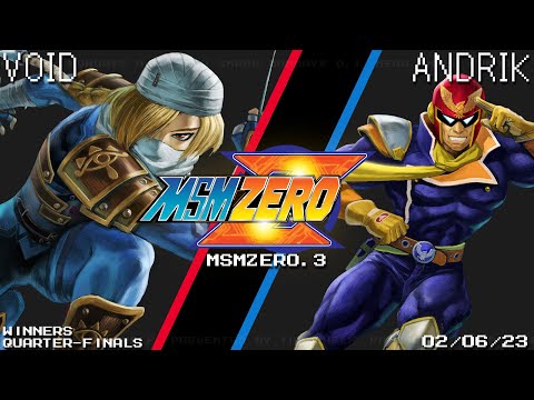 MSM:ZERO.3 - VoiD (Sheik) Vs. Andrik (Captain Falcon) - SSBU - Winners Quarters