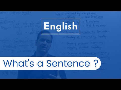 What's a Sentence ? || English Basics