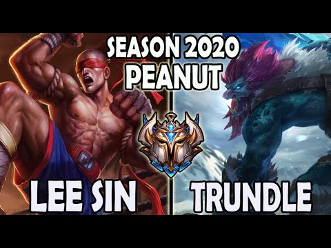 Peanut Lee Sin vs Trundle [ Jungle ] Lol Challenger Korea