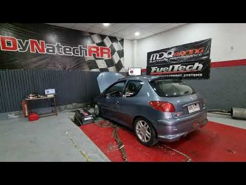 Peugeot 206 1.6 16v Turbo 1 bar boost, Fueltech FT500, 242hp, 33kg Torque. Montevideo,Uruguay 🇺🇾