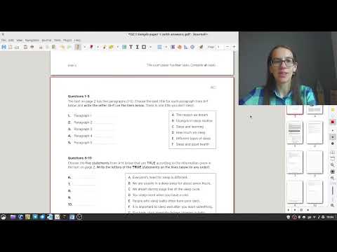 Trinity College London ISE I Reading & Writing Task 1 | Stream 001