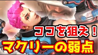 【オーバーウォッチ】 マクリーの弱点を見逃すな ヤツに狙われたザリア編【Overwatch】初心者 立ち回り解説