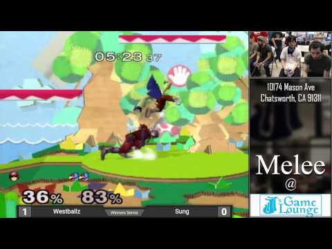 Melee at JJ's 16 - Westballz (Falco, Falcon) vs. OXY | Sung475 (Sheik, Falco) - W. Semis - Singles