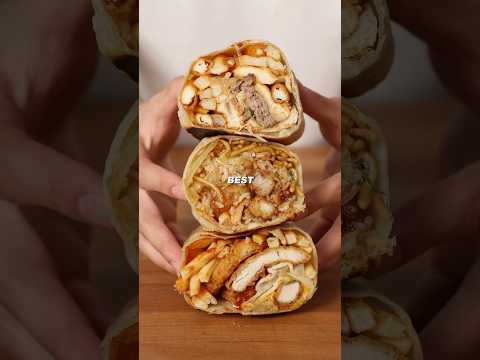 Fast food burrito showdown #recipe #cooking #foodasmr #food