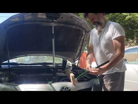 2007-2011 Toyota Camry Hood Support Struts Replacement