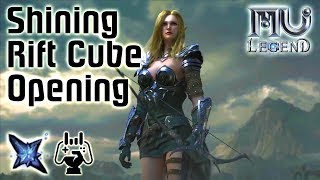Mu Legend Shining Rift Cube Openings, Lupa's Library, Porystals.
