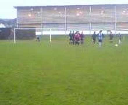 James Bateson Freekick - Magherafelt Sky Blues V Burnside
