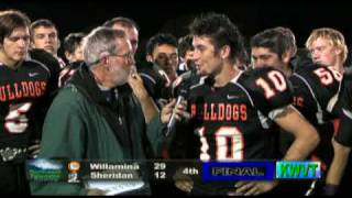 preview picture of video 'Willamina vs Sheridan 10/30/09 Post-game Interviews'