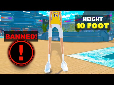 I Made A 10 Foot Point Guard & Got BANNED on NBA 2K23…