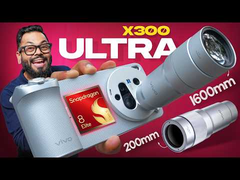 Thumbnail for vivo X300 Ultra Unboxing & First Look ⚡ Snapdragon 8 Elite Gen 5, Dual 200MP Cameras & More