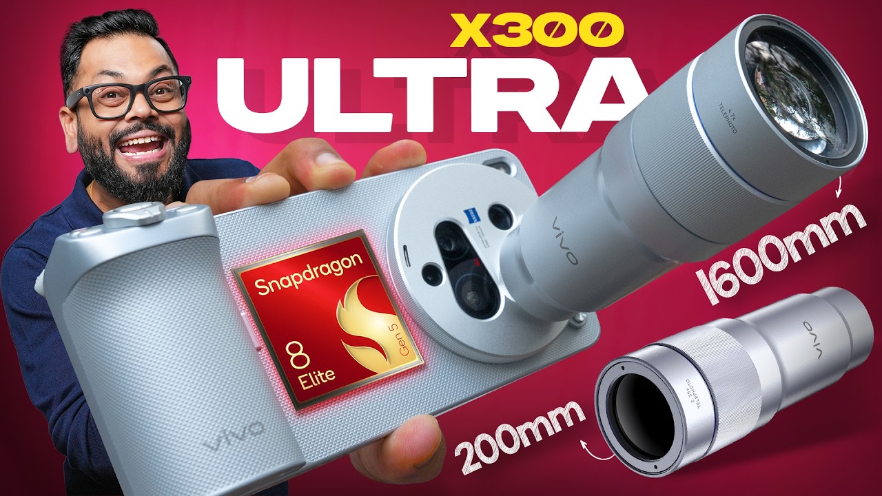 vivo X300 Ultra Unboxing & First Look ⚡ Snapdragon 8 Elite Gen 5, Dual 200MP Cameras & More