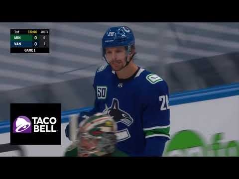 NHL Fight - Wild vs Canucks - 2020 08 02