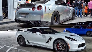 1100hp C7 & 1300hp GT-R vs EVERYTHING on the STREET! (TX2K20)