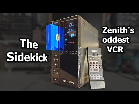 Der Zenith "Sidekick" Videorecorder (VRD-530HF aus dem Jahr 1988)