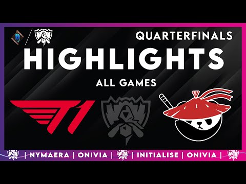 T1 vs AL Highlights ALL GAMES | Worlds 2025 Quarterfinals | T1 vs Anyone's Legend by Onivia
