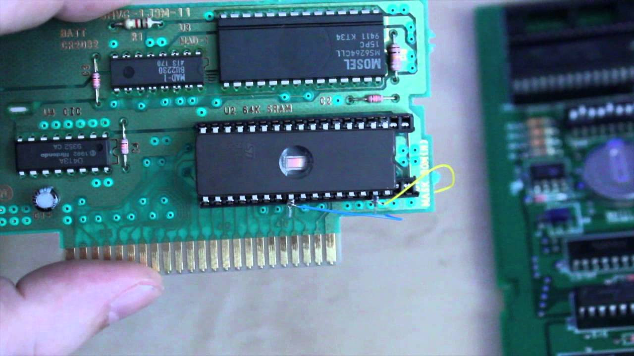 Demonstration of 27C801 EPROM Cart in the Super Nintendo