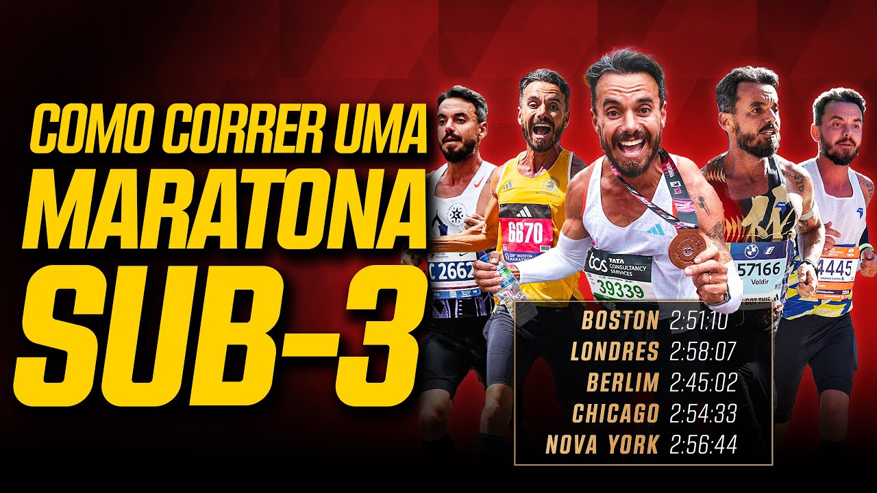 Tudo o que você precisa saber para conquistar o SUB-3 na Maratona