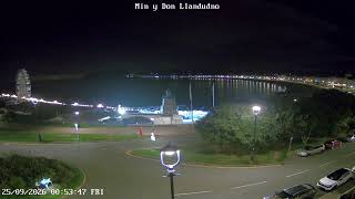 Llandudno North Parade from Min y Don Llandudno live webcam