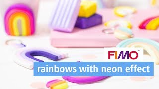 Rainbows neon effect ▪ FIMO DIY  STAEDTLER