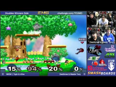 MIOM Toph & n0ne vs Destiknee & Master Tony   The Come Up   SSBM Teams Winners Bracket