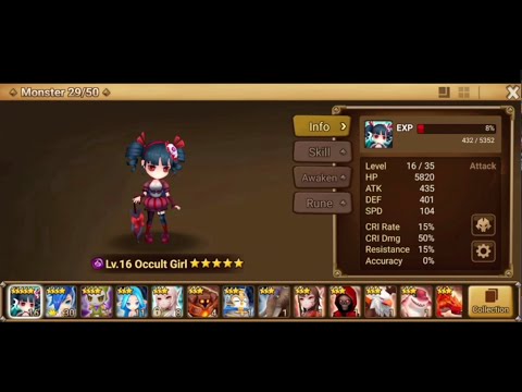 LD NAT 5 Account Giveaway | Summoners War | Dark Occult Girl - Nicki