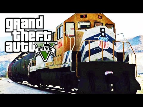 GTA 5 SP #11 - Train Simulation Mod!