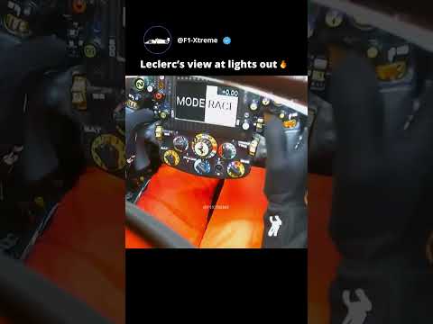 Charles Leclerc’s INSANE F1 Start POV 🚀 | Onboard Helmet Cam