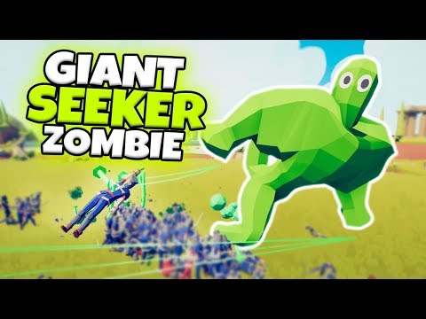 GIANT SEEKER ZOMBIE VS EVERY FACTION | TABS MODDED GAMEPLAY