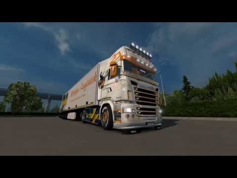 ETS2 Scania R " Angry Moose & Neues Trailer Design incl. Bonus Material