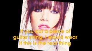 Carly Rae Jepsen - Guitar String, Wedding Ring