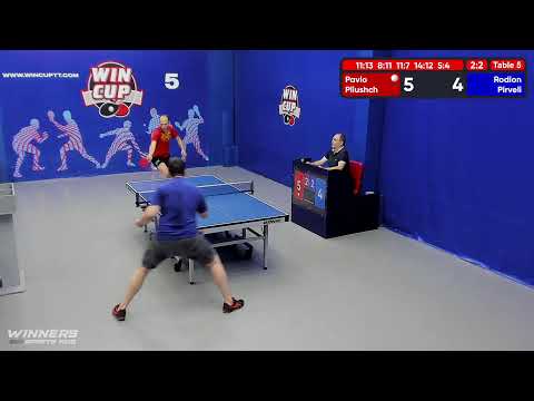 00:00  Плющ Павел 3-2 Пирвели Родион  стол 5  ЮГ-6  02.07.22