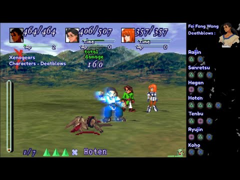 Xenogears - Characters Deathblows [PS1]