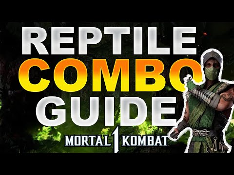 Mortal Kombat 1 REPTILE COMBOS! (STEP BY STEP GUIDE!)