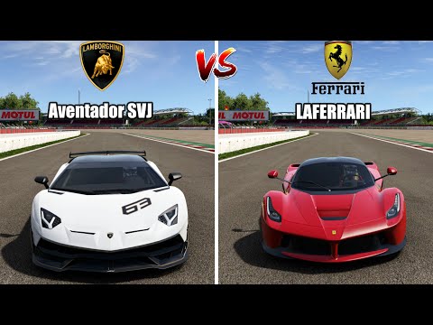 Ferrari LaFerrari Vs Lamborghini Aventador SVJ || Top Speed Acceleration Drag Race || Requested ||