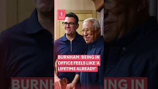 Burnham: being in office 'feels like a lifetime already'