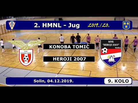 2.HMNL-JUG, 9. KOLO: KONOBA TOMIĆ - HEROJI 2007, 04.12.2019.
