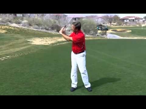 Part of a video titled Golf Grip: Perfect Right Hand Grip Placement - YouTube