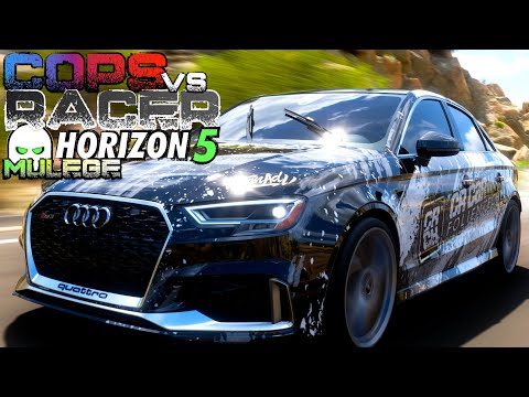 Ein Verheerender Unfall in den Klippen! Werde ich überleben? Cops vs. Racer Mulege Forza Horizon 5