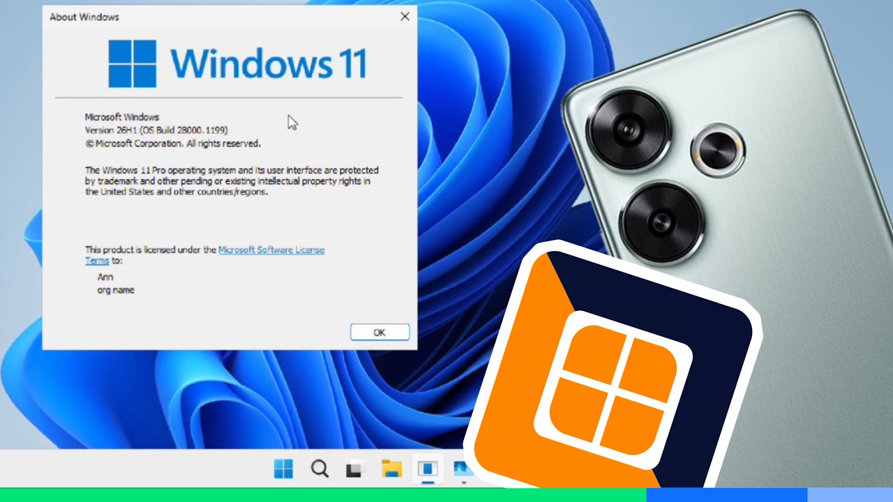 Emulate Windows 11 26H1 ARM64 on Android phones with Vectras VM