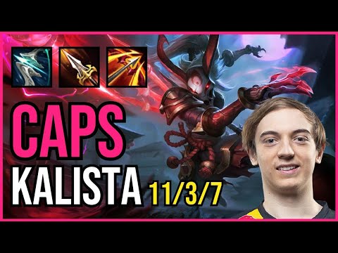 CAPS - KALISTA vs. RUMBLE Mid | EUW MASTER | PATCH 11.1 | QUADRAKILL
