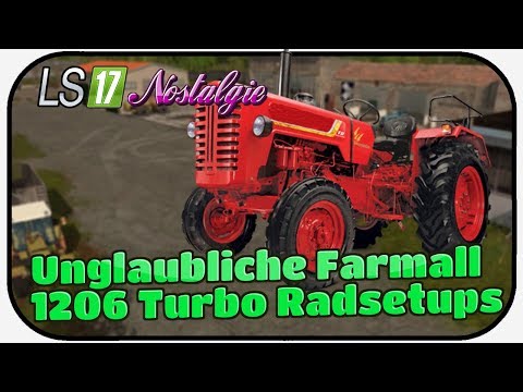 LS17 NOSTALGIE #110 - Unglaubliche Farmall 1206 Turbo Radsetups ★ LPG SCHWARZE PUMPE Thüringer Oberl
