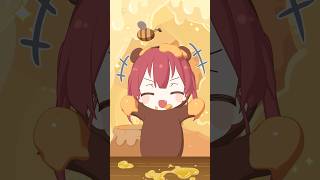 クマリンのハチミツ集め🍯ハチが来て絶体絶命！？🐝🐻#shorts #funnyvideo