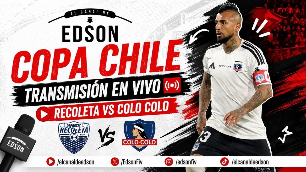 COPA CHILE | TRANSMISIÓN EN VIVO: RECOLETA VS COLO COLO EN DIRECTO DESDE SANTA LAURA